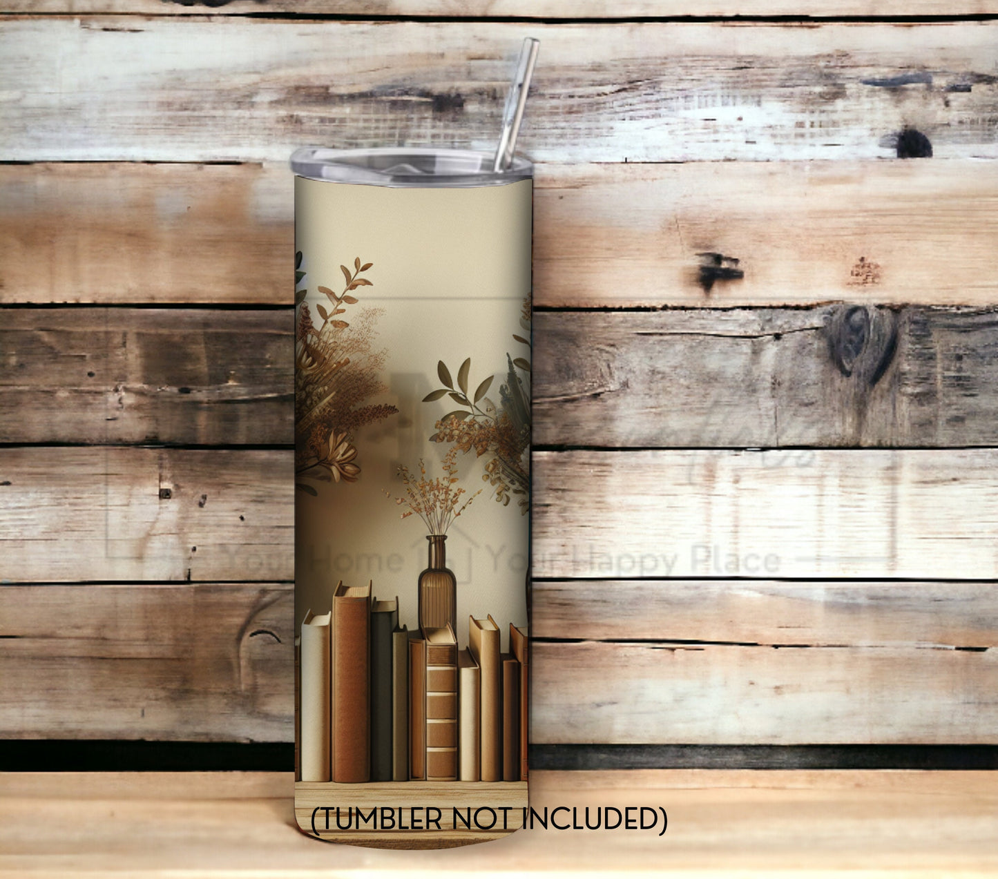 Book Lovers 20 oz Skinny Tumbler Sublimation Design - PNG Instant  - DIGITAL DOWNLOAD