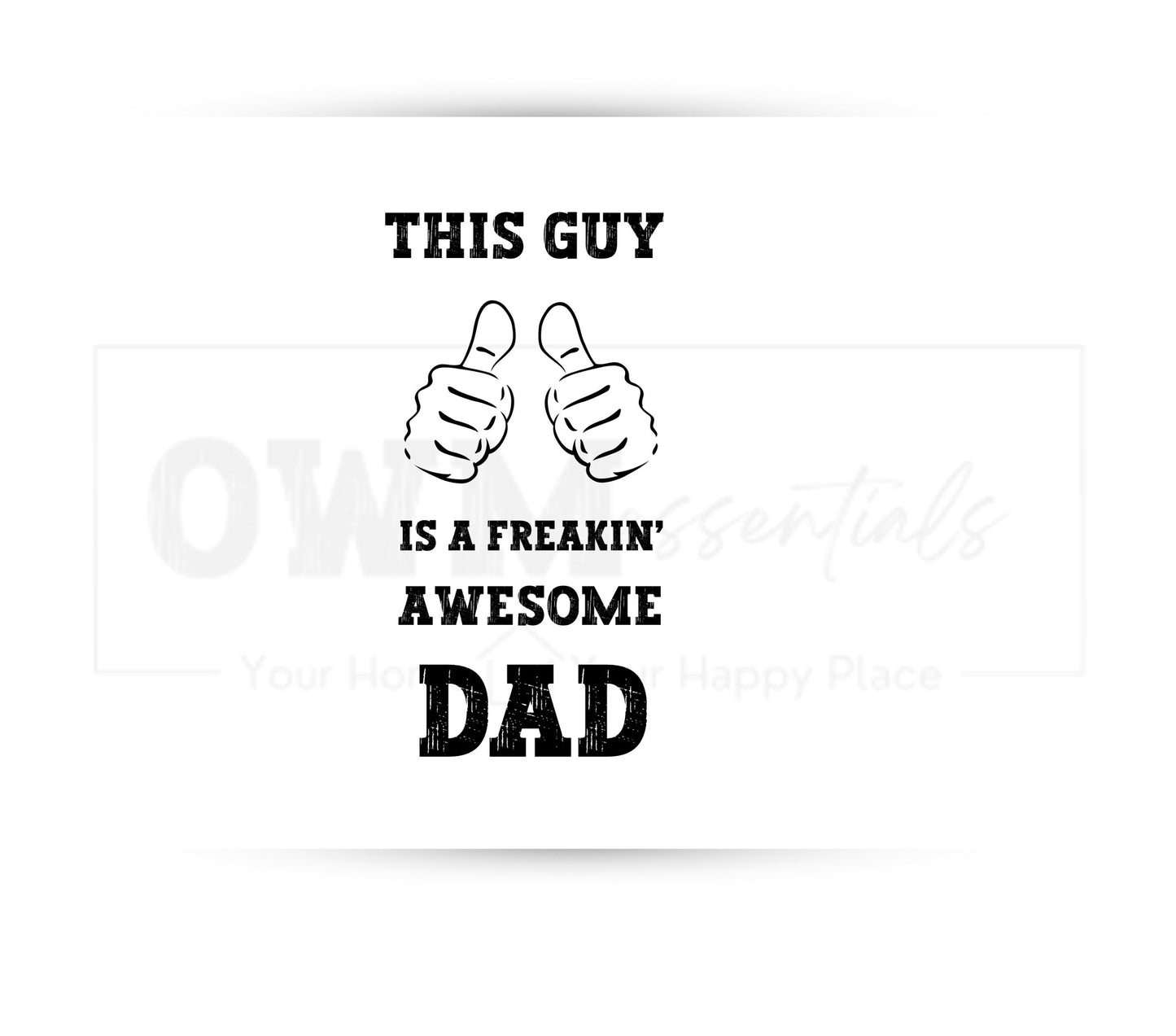 Father's Day 20 oz Skinny Tumbler Sublimation Design - PNG Instant  - DIGITAL DOWNLOAD