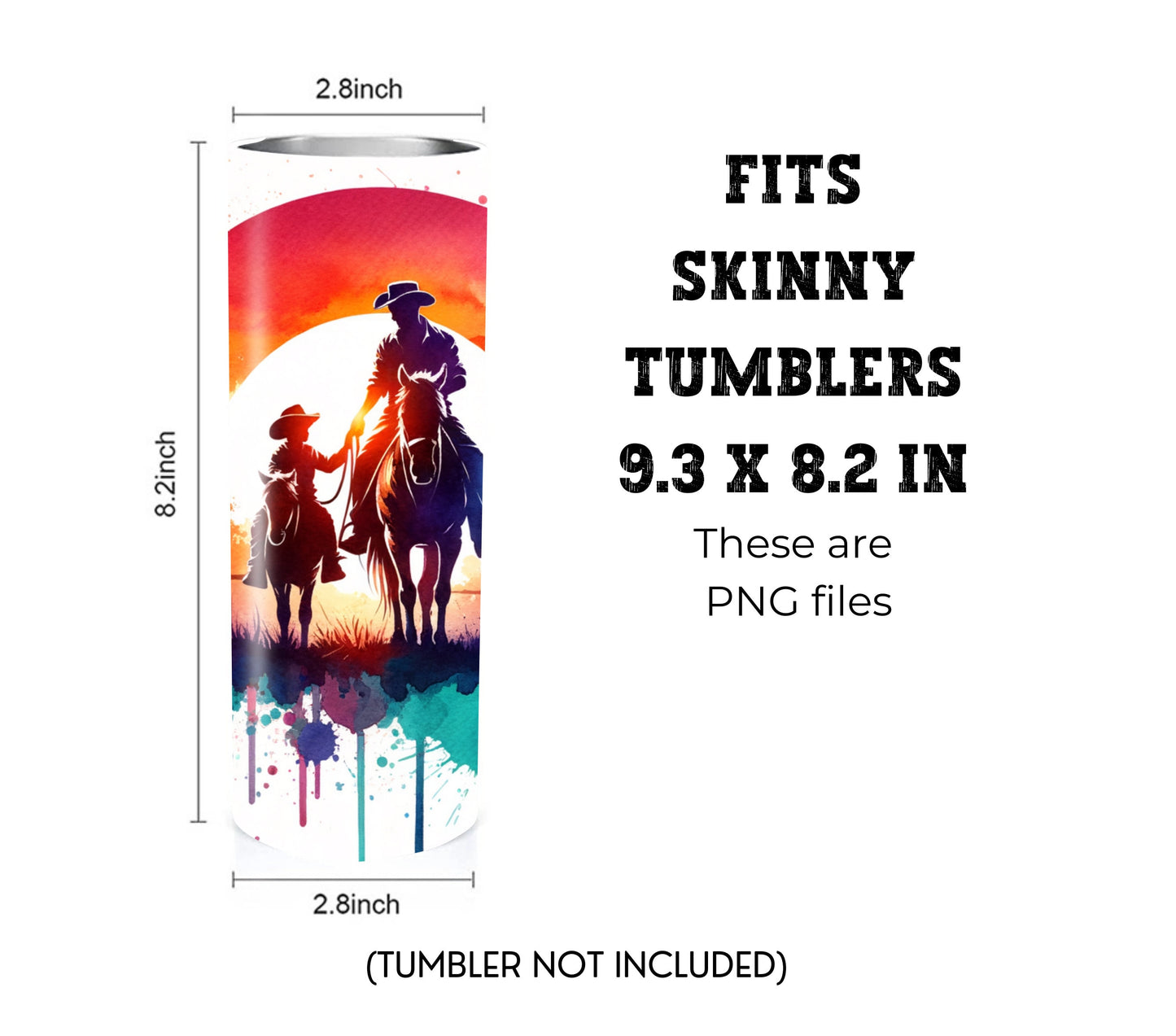 Father's Day 20 oz Skinny Tumbler Sublimation Design - PNG Instant  - DIGITAL DOWNLOAD