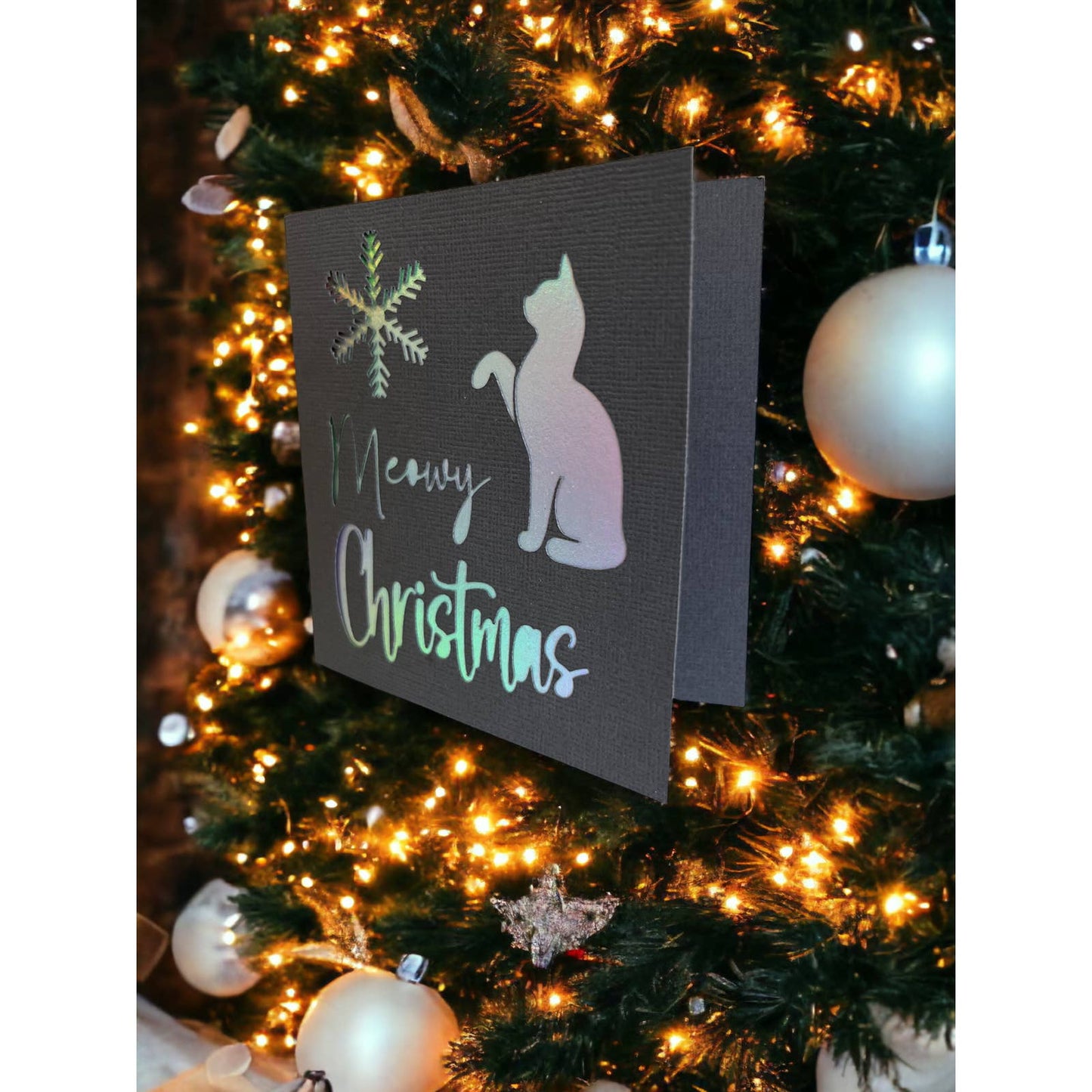 Meowy Christmas 4.75x4.75 Christmas Cards